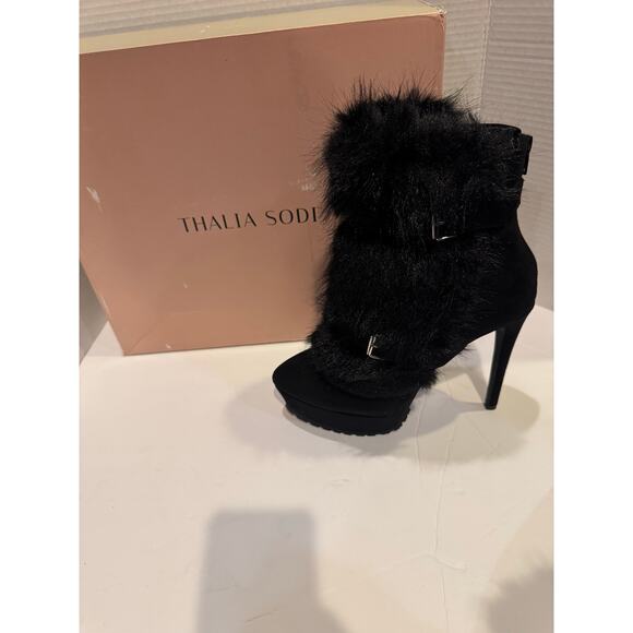 Thalia Sodi Women's Brandy Dress Booties 8m black new - Picture 12 of 12